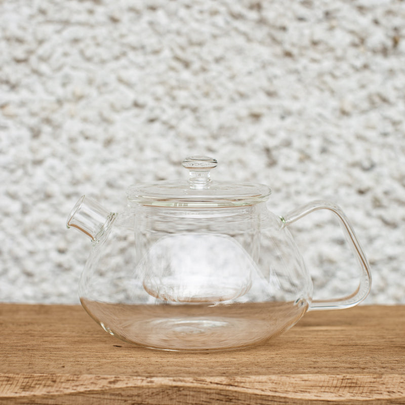 Transparent Glass Teapot with infuser
